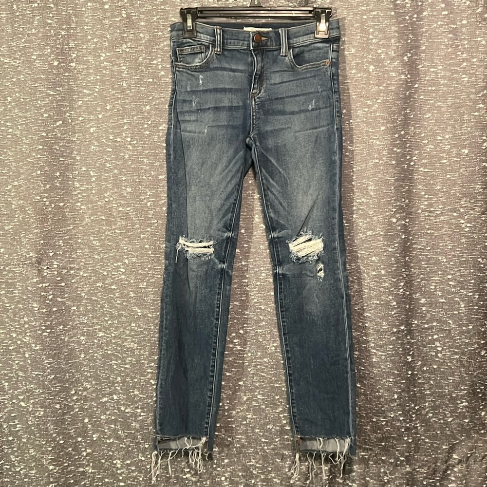 Girls distressed jeans size 12
